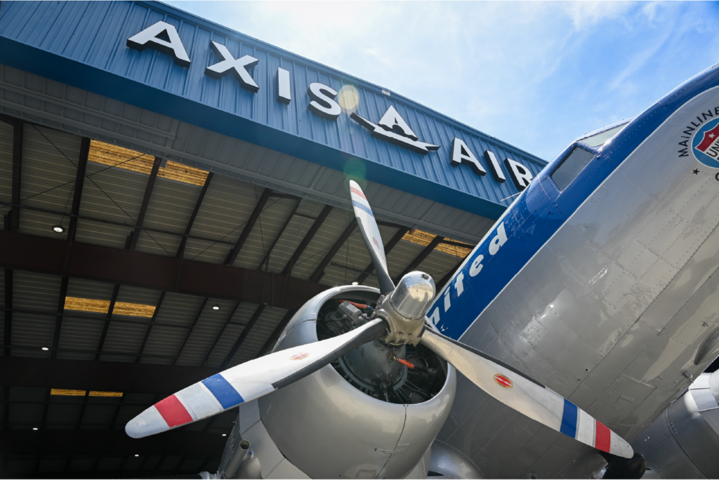 dc3-right-in-hangar-axis-air
